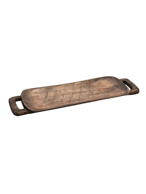 Bandeja com Alças Mangô Light Brown 56cm X 16.5 cm