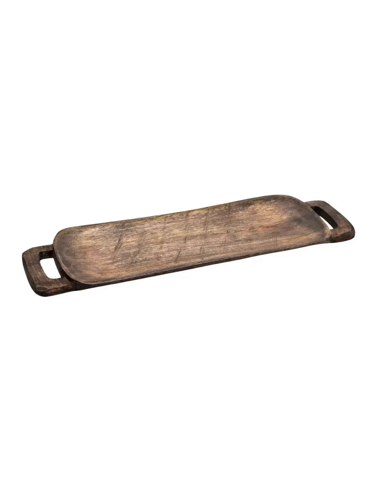 Bandeja com Alças Mangô Light Brown 56cm X 16.5 cm G