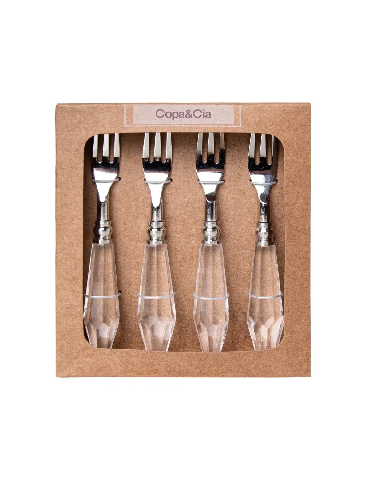 Conjunto de Talheres para Aperitivo Finger Food 4 Pecas Garbo 