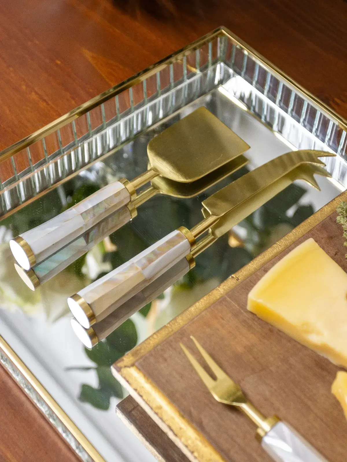 Bandeja Retangular Glass 30.5 x 18 cm