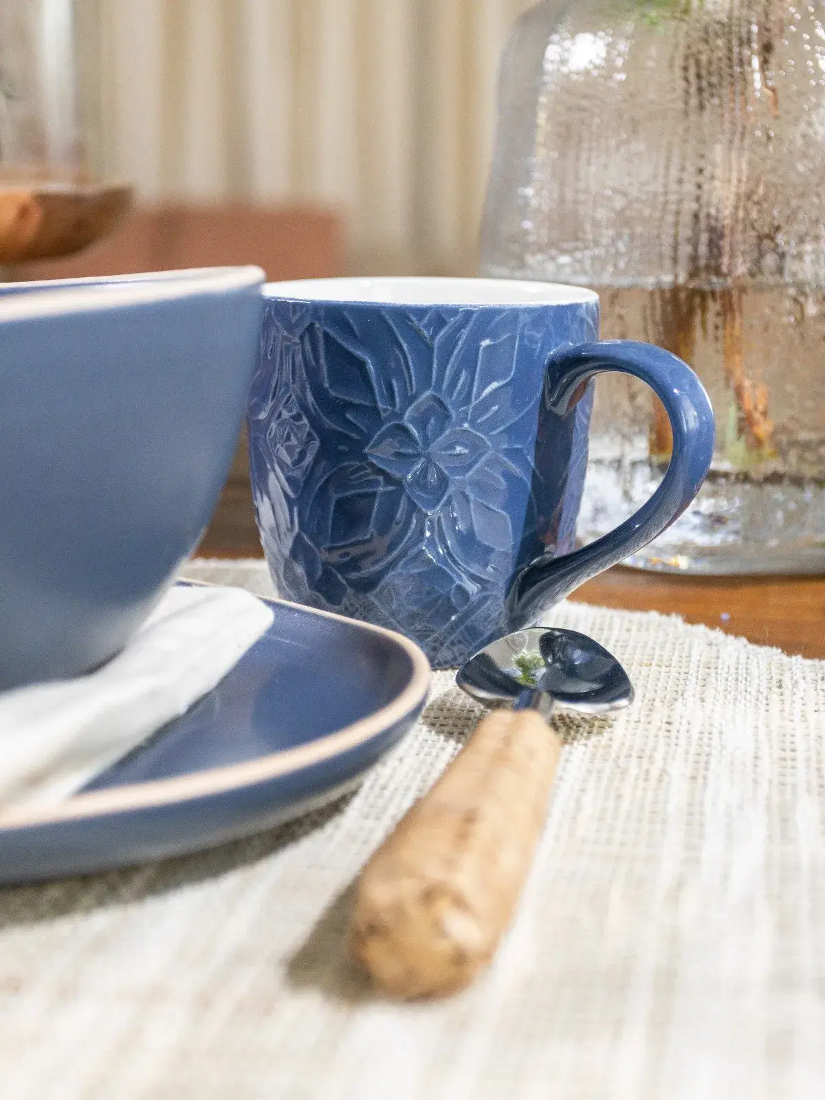 Caneca 200 ml Rilievo Marinho