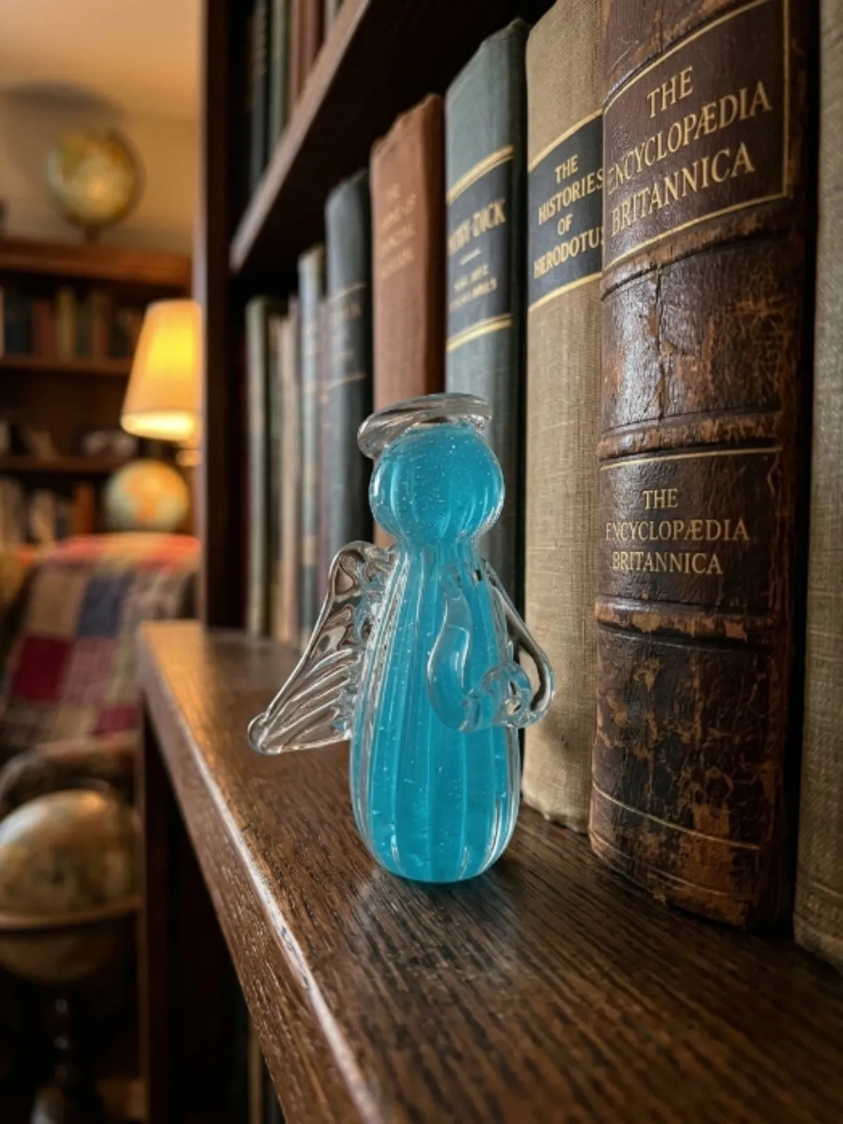 Mini Anjo Uriel Murano P Labone Amazonita