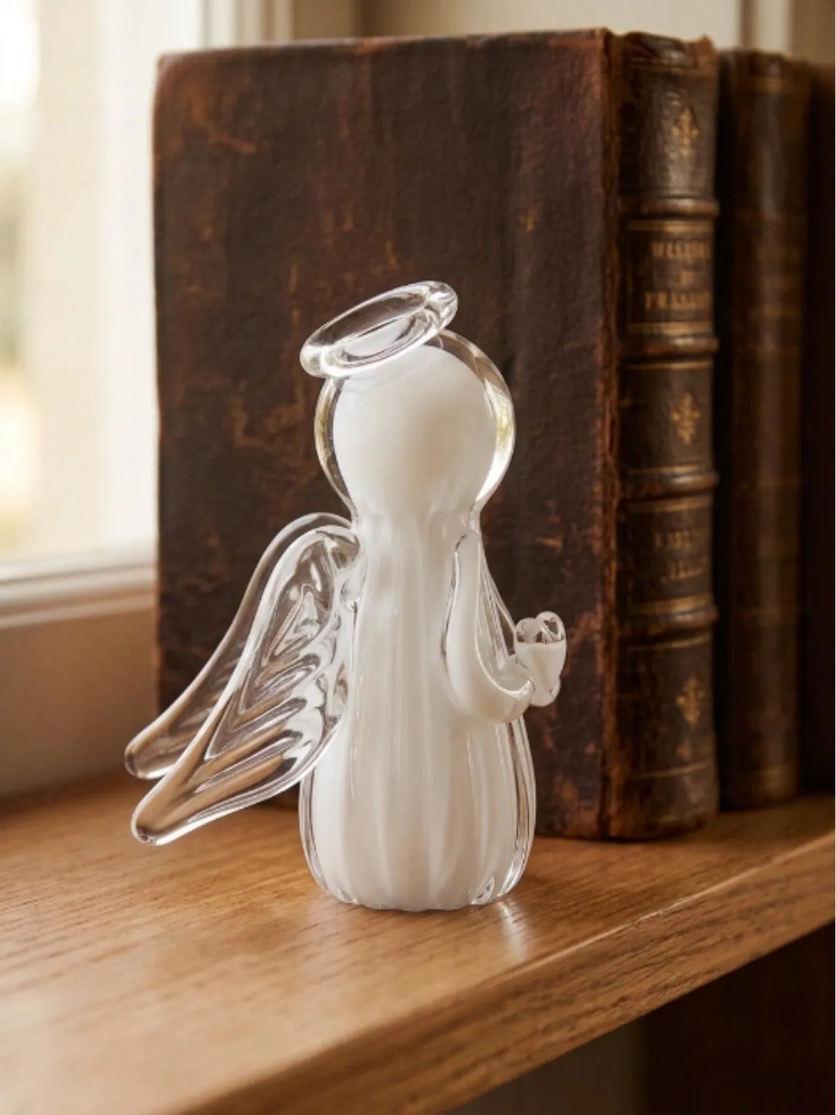 Mini Anjo Uriel Murano P Labone Branco