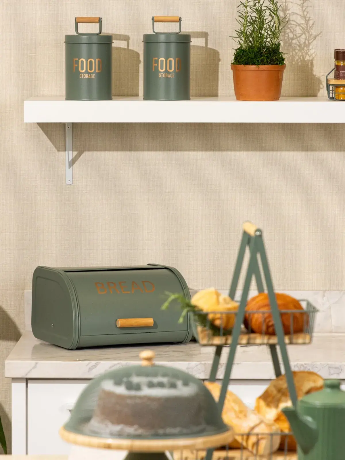 Porta Pao Enjoy Verde