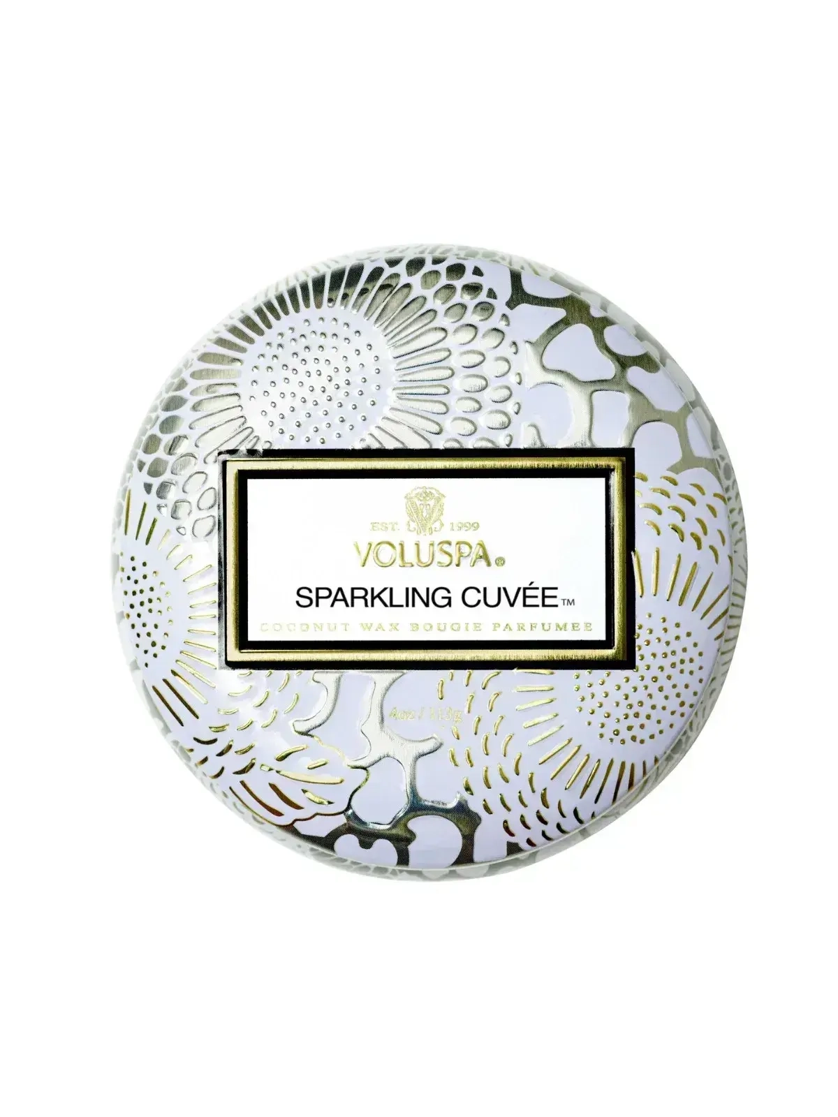 Mini Vela Lata 25H Voluspa Sparkling Cuvee 