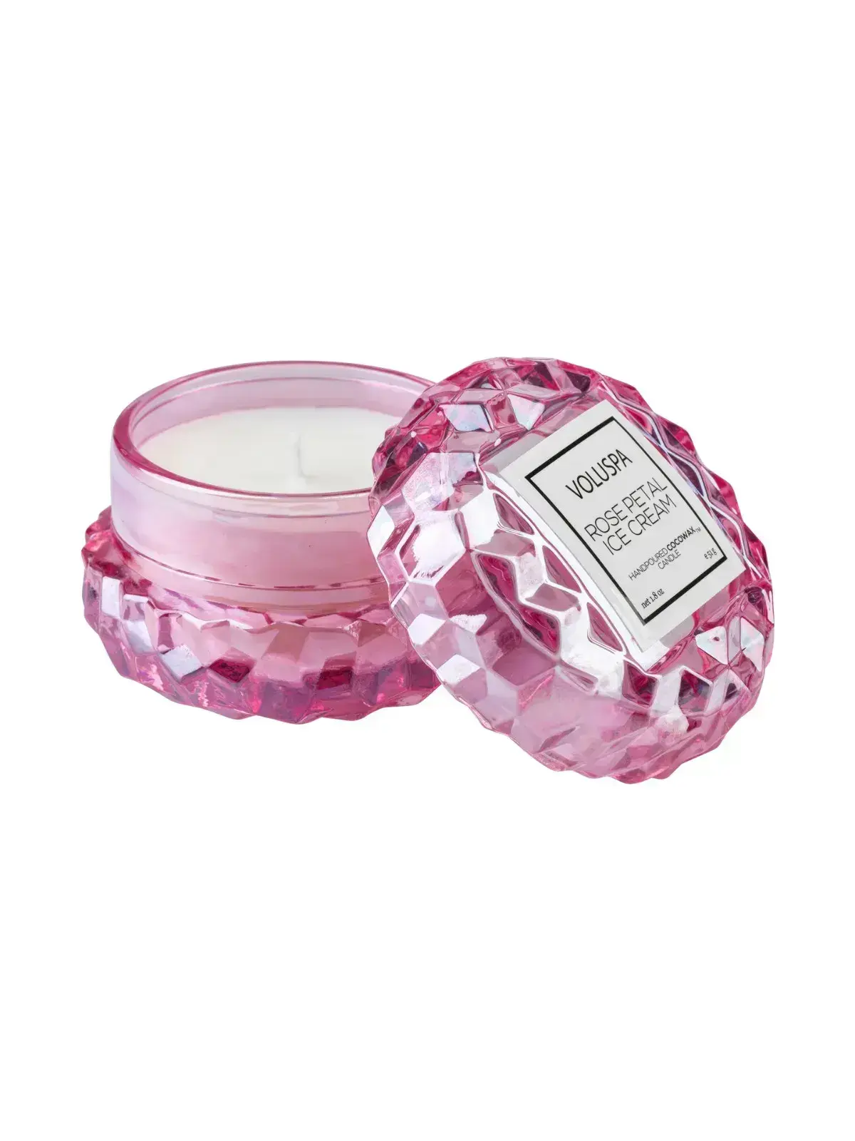 Kit Roses 3 Mini Velas Macaron 15H Voluspa 