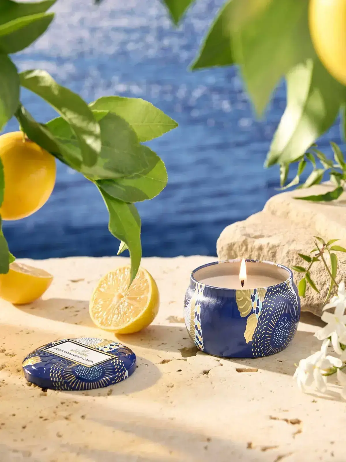 Mini Vela 25H Voluspa Mediterranean Lemon 
