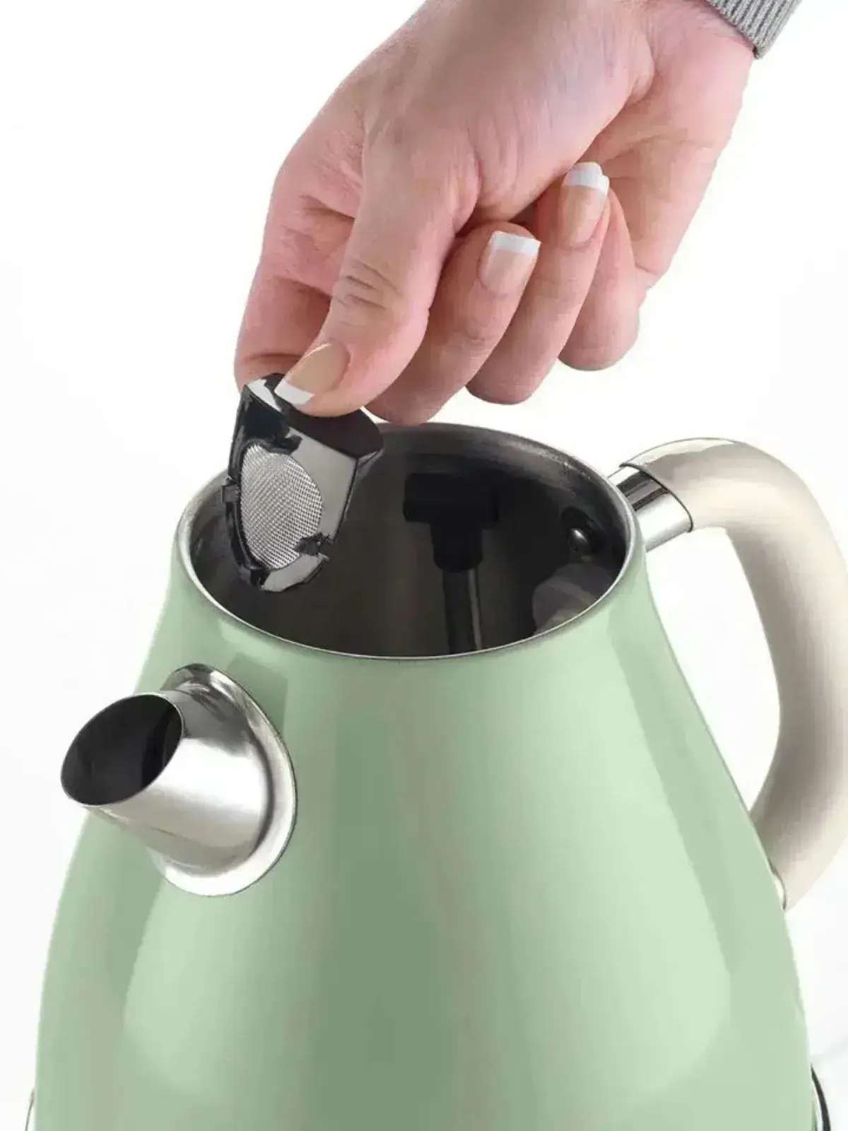 Chaleira Elétrica Ariete Vintage Verde 1850W 220V - Estilo Retrô Verde