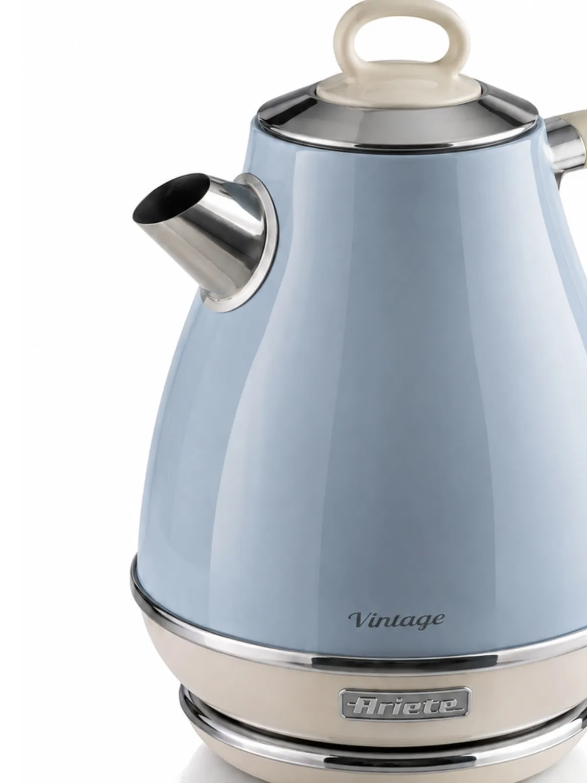 Chaleira Elétrica Ariete Vintage 1850W - Design Estilo Retrô Azul