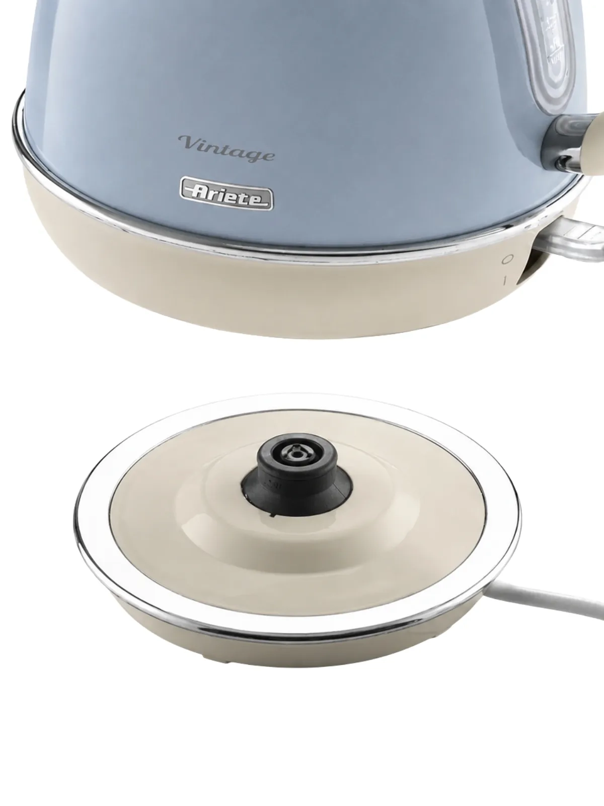 Chaleira Elétrica Ariete Vintage 1850W - Design Estilo Retrô Azul