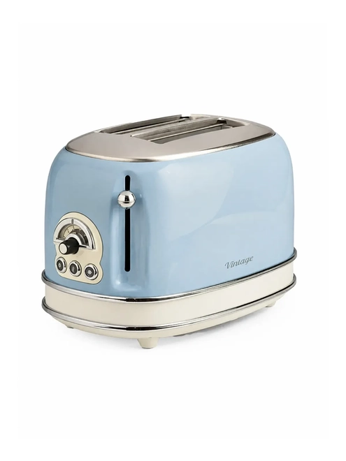 Torradeira Elétrica Ariete Vintage 750W - Design Retrô Italiano Azul