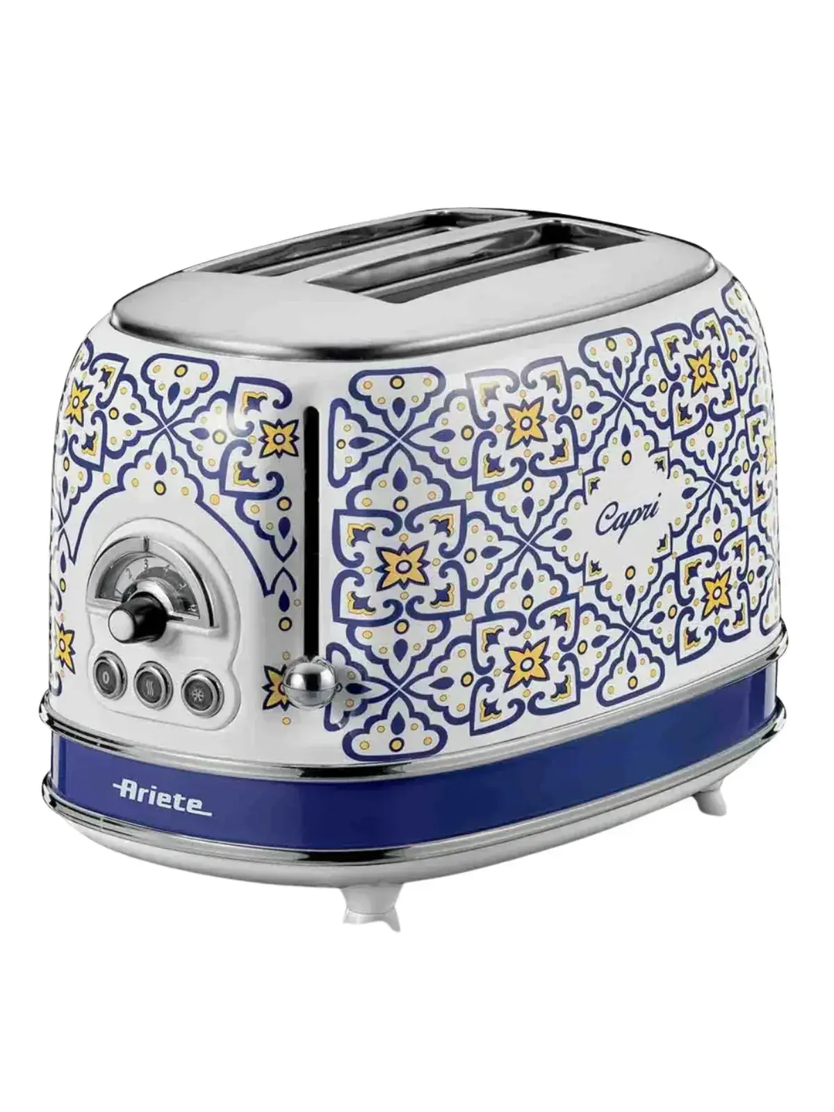 Torradeira Elétrica Ariete Capri 220V-   Design Italiano Azul