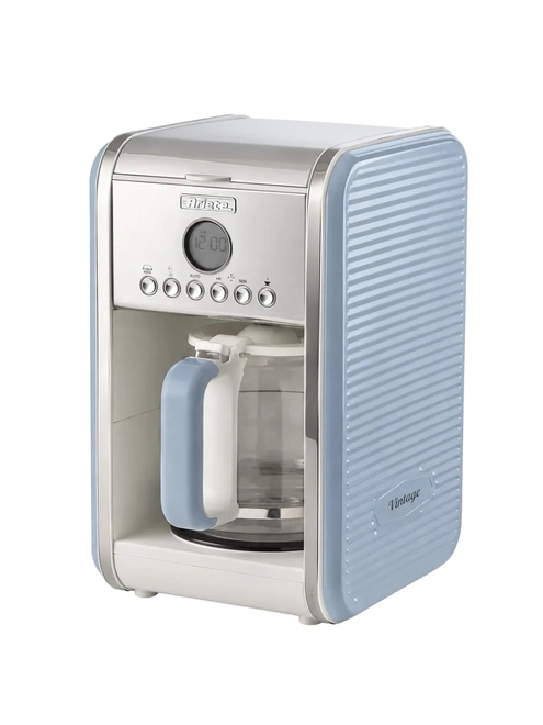 Máquina de Café Espresso Ariete Vintage - Design Retrô Italiano Azul