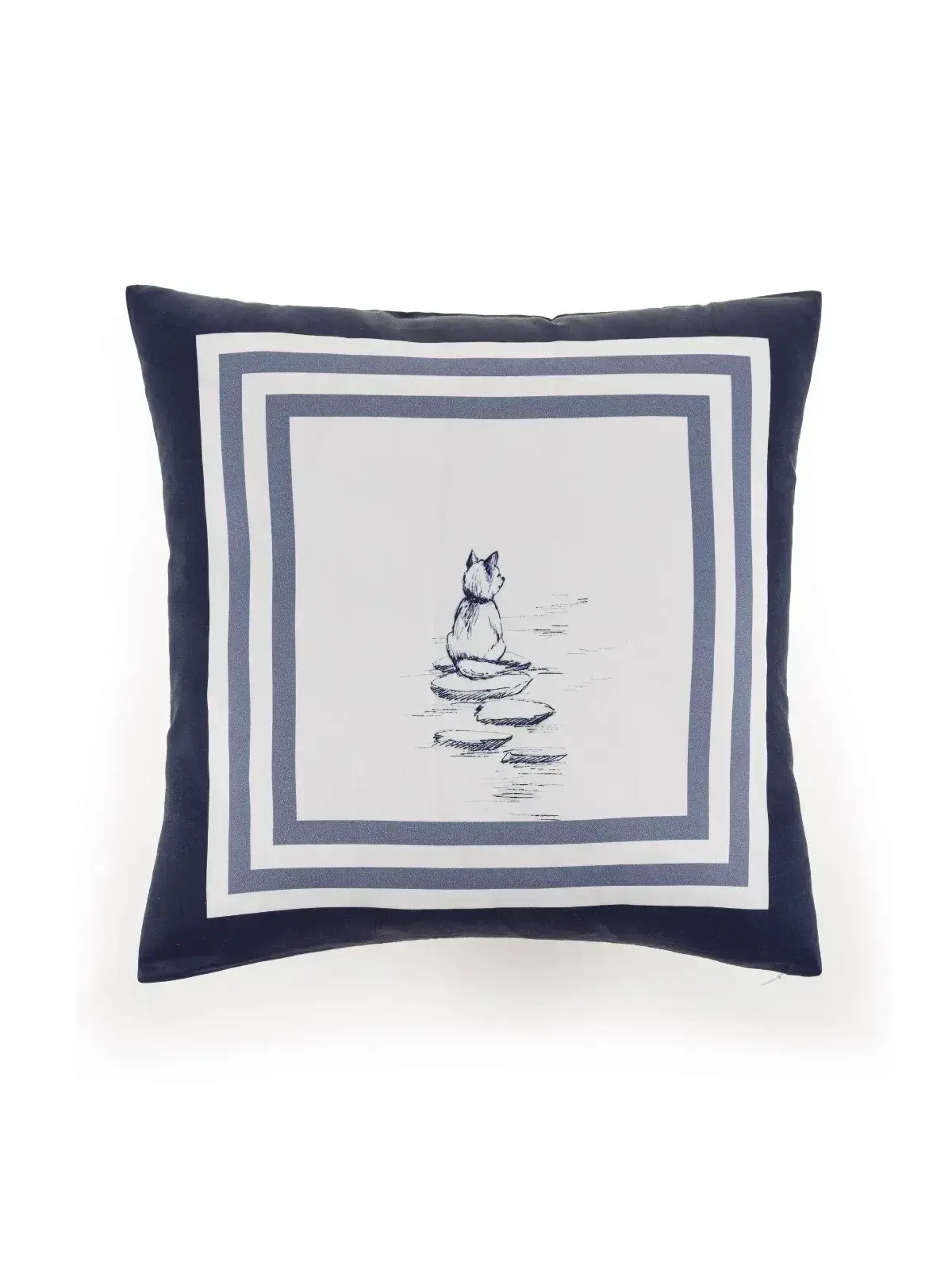 Almofada Trussardi 100% Algodão Egípcio Lupi 45 x 45 cm