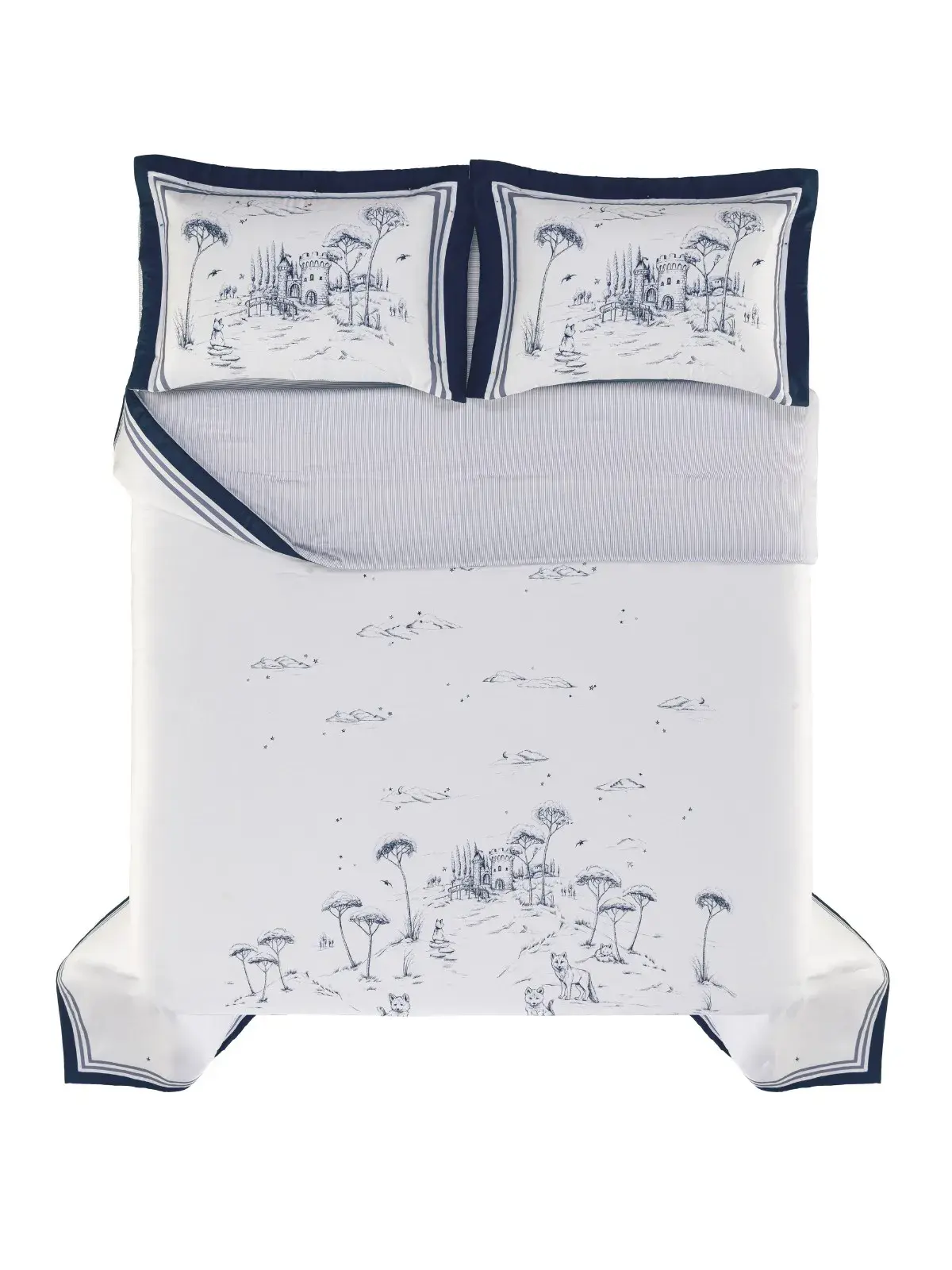 Jogo de Colcha Infantil Trussardi 300 fios Lupi Casal