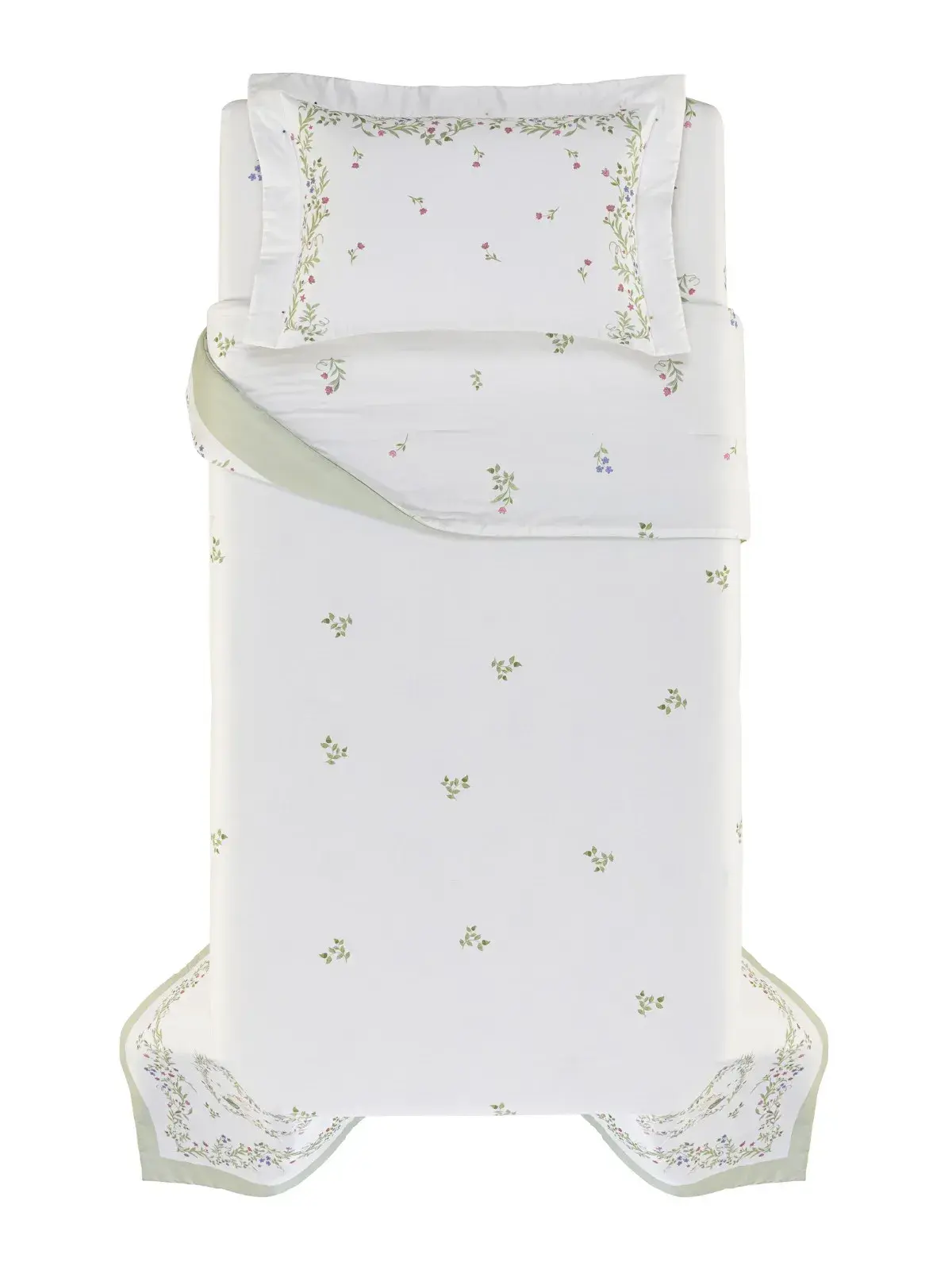 Jogo de Colcha Infantil Trussardi 300 fios Giardini solteiro