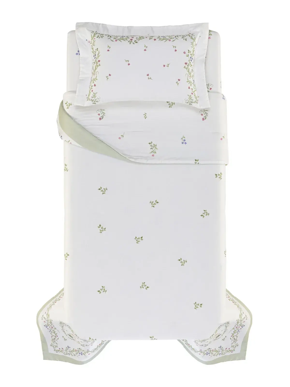 Jogo de Colcha Infantil Trussardi 300 fios Giardini Solteiro