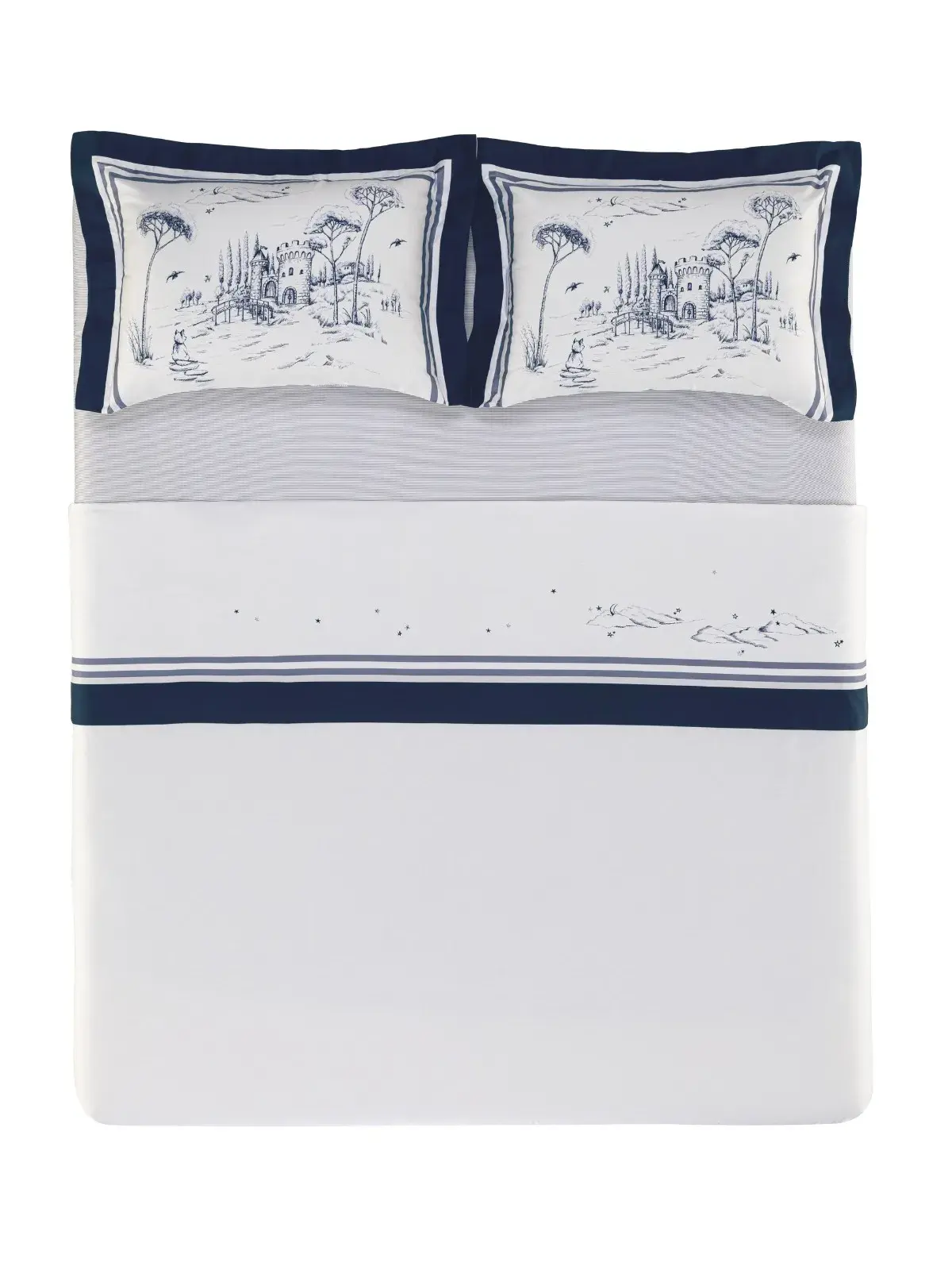 Jogo de Cama Infantil Trussardi 300 fios Lupi Casal