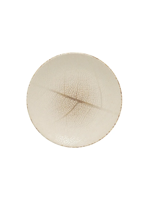 Prato de Sobremesa Reative Leaf White