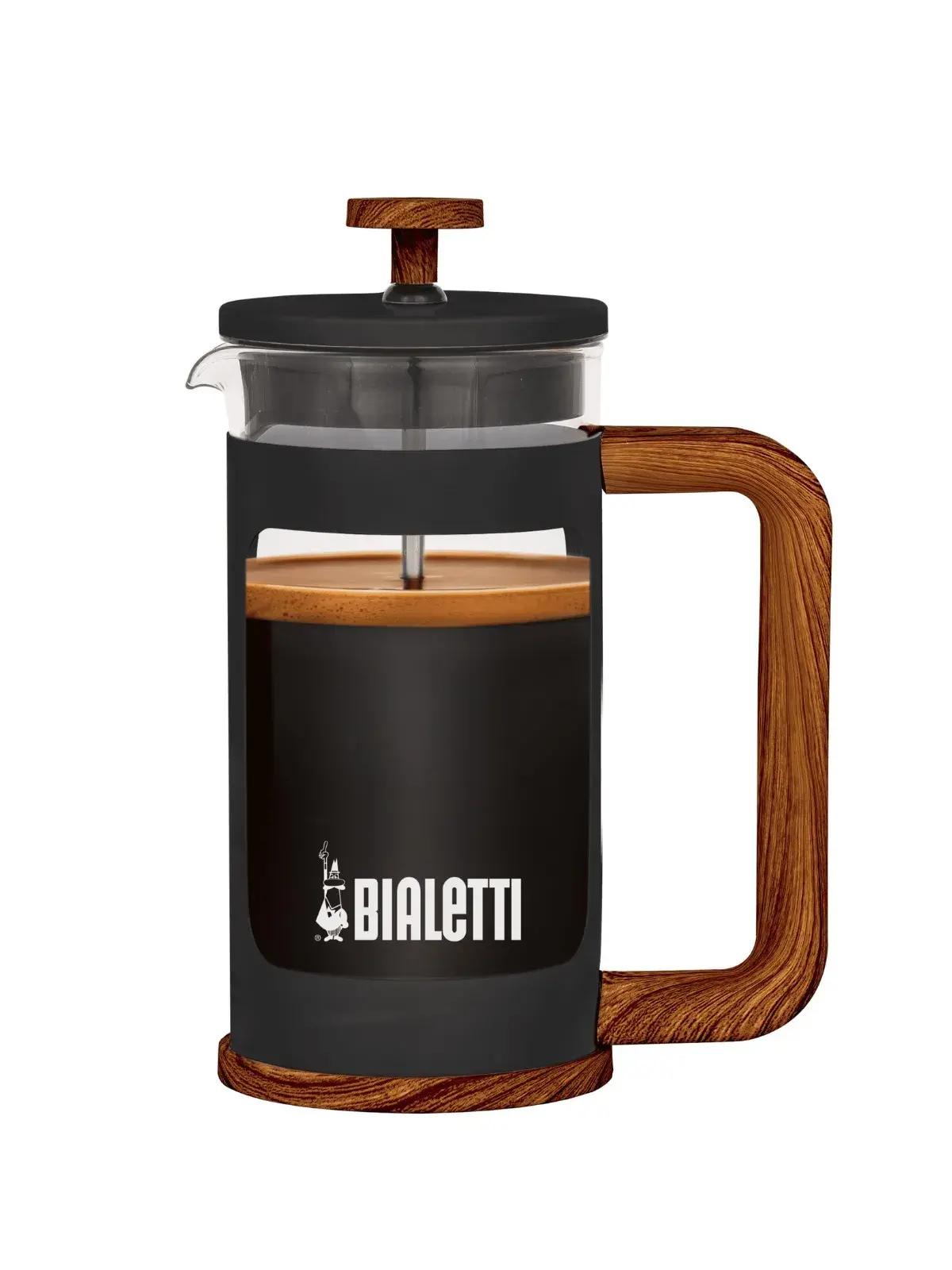 Cafeteira French Press Woody Preto