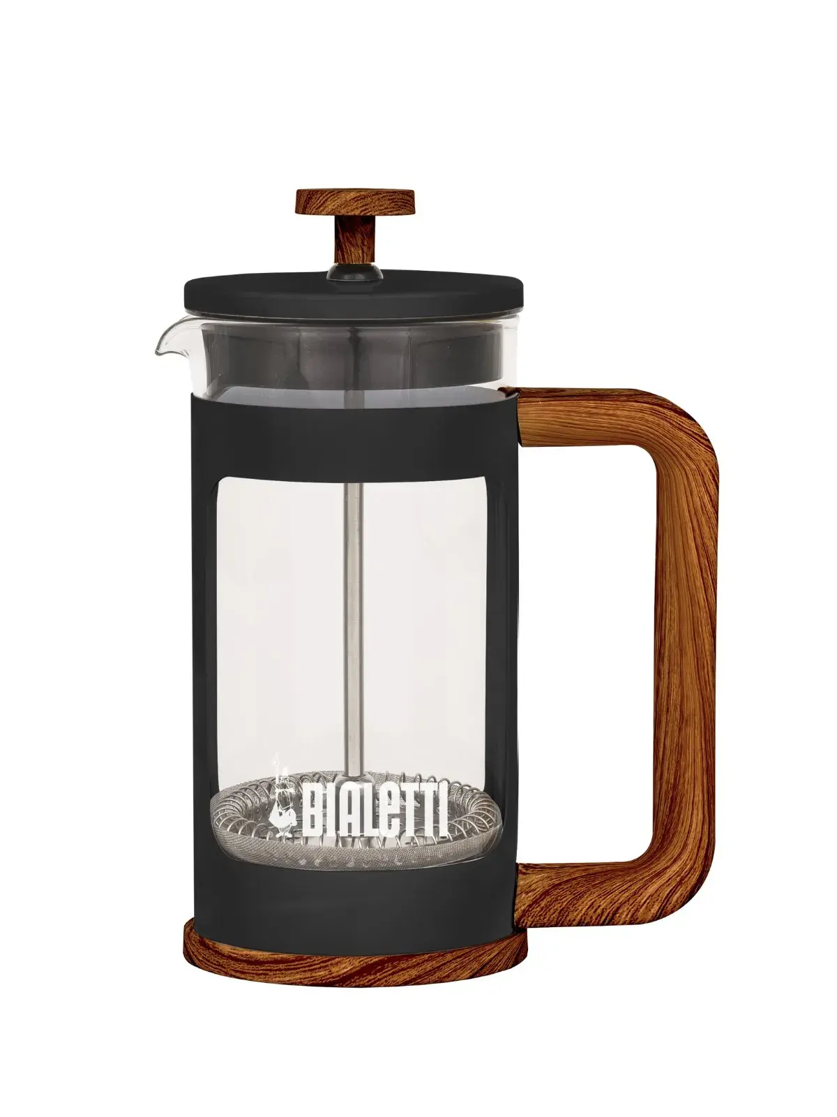 Cafeteira French Press Woody Preto