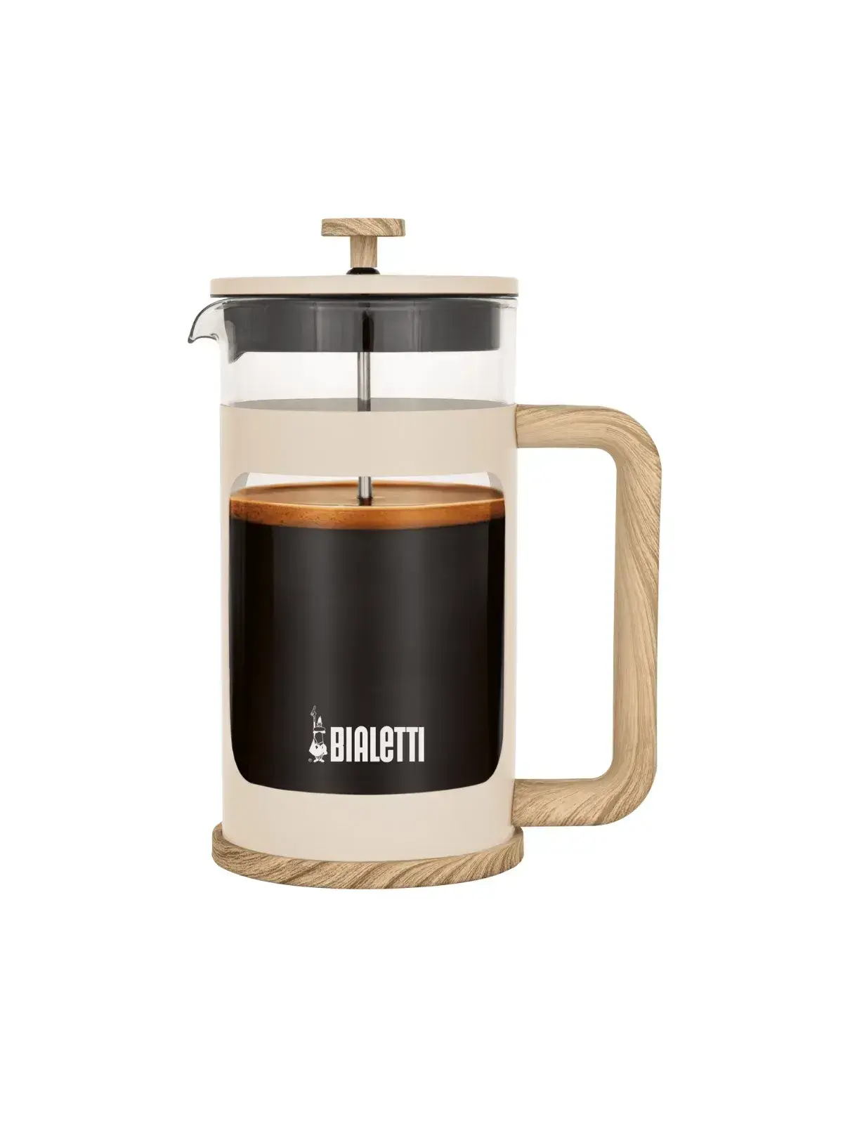 Cafeteira French Press Woody Preto