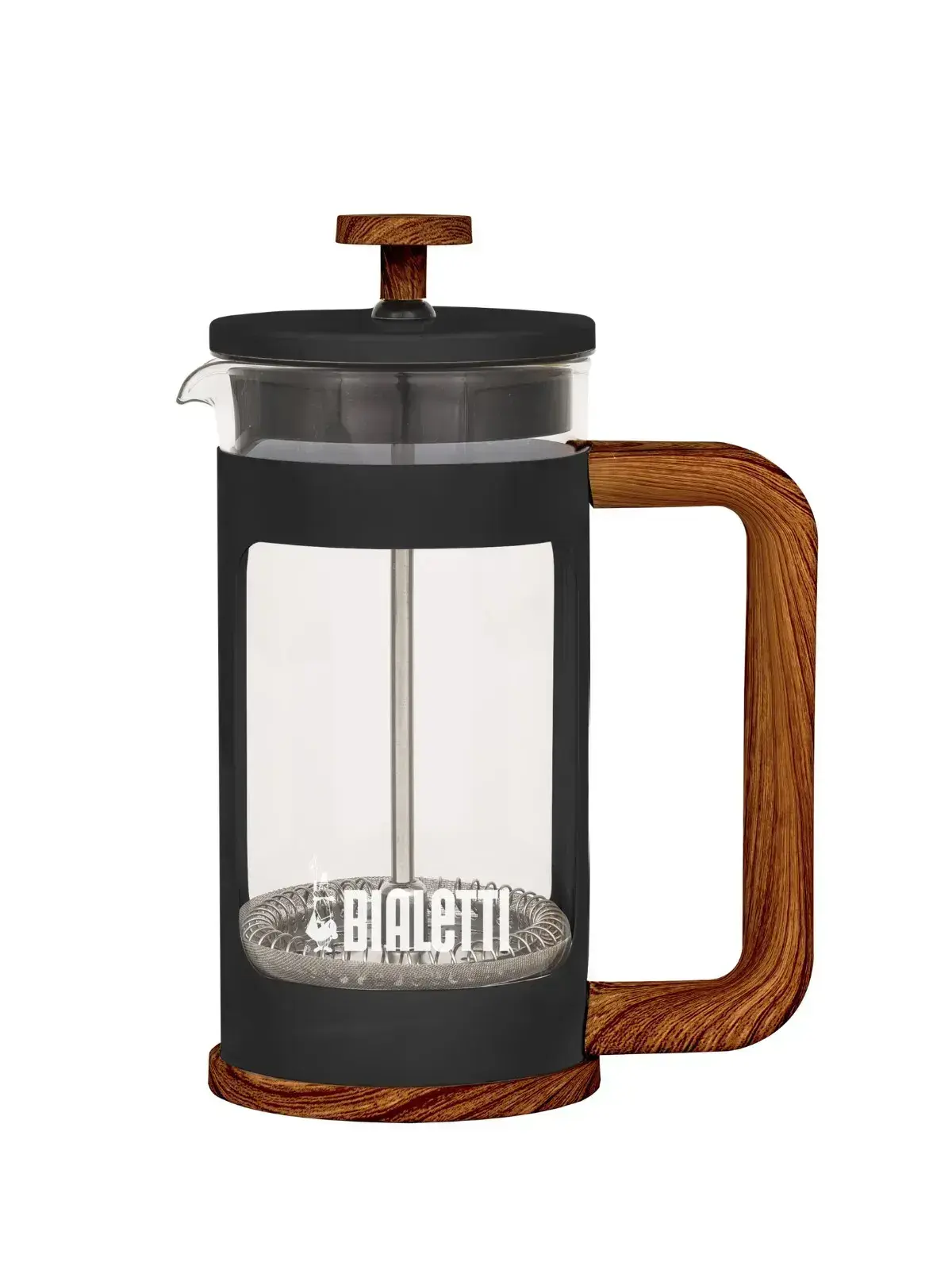 Cafeteira French Press Woody Preto