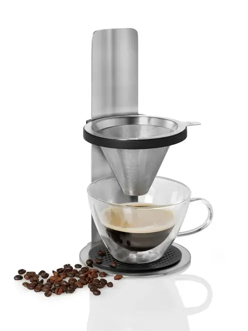 Set para Café Pour Over e Base Inox Mr Brew