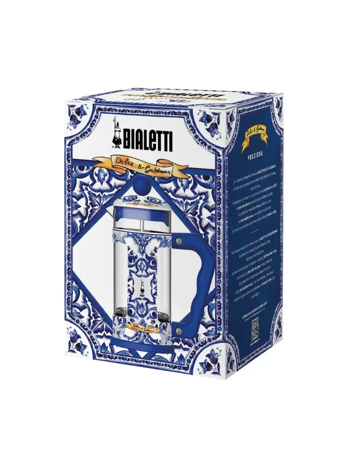 Cafeteira French Press 350ml Dolce & Gabbana Bialetti Blue Blue