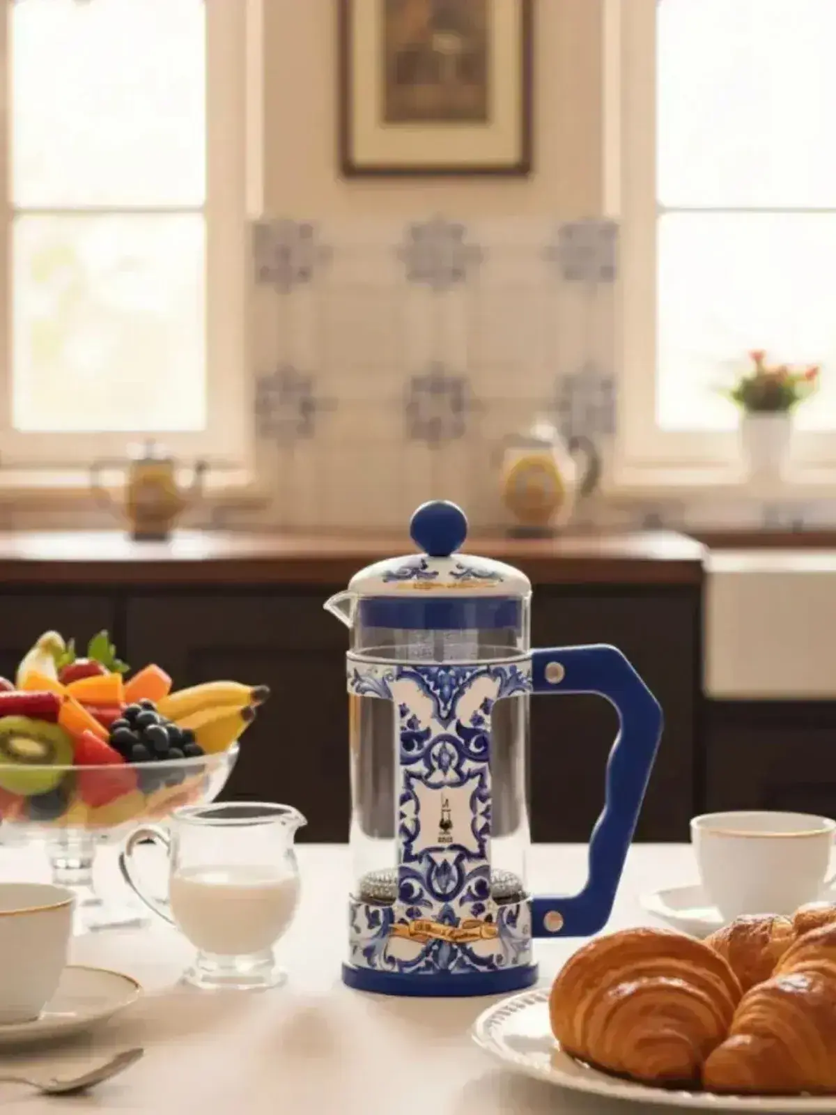 Cafeteira French Press 350ml Dolce & Gabbana Bialetti Blue Blue
