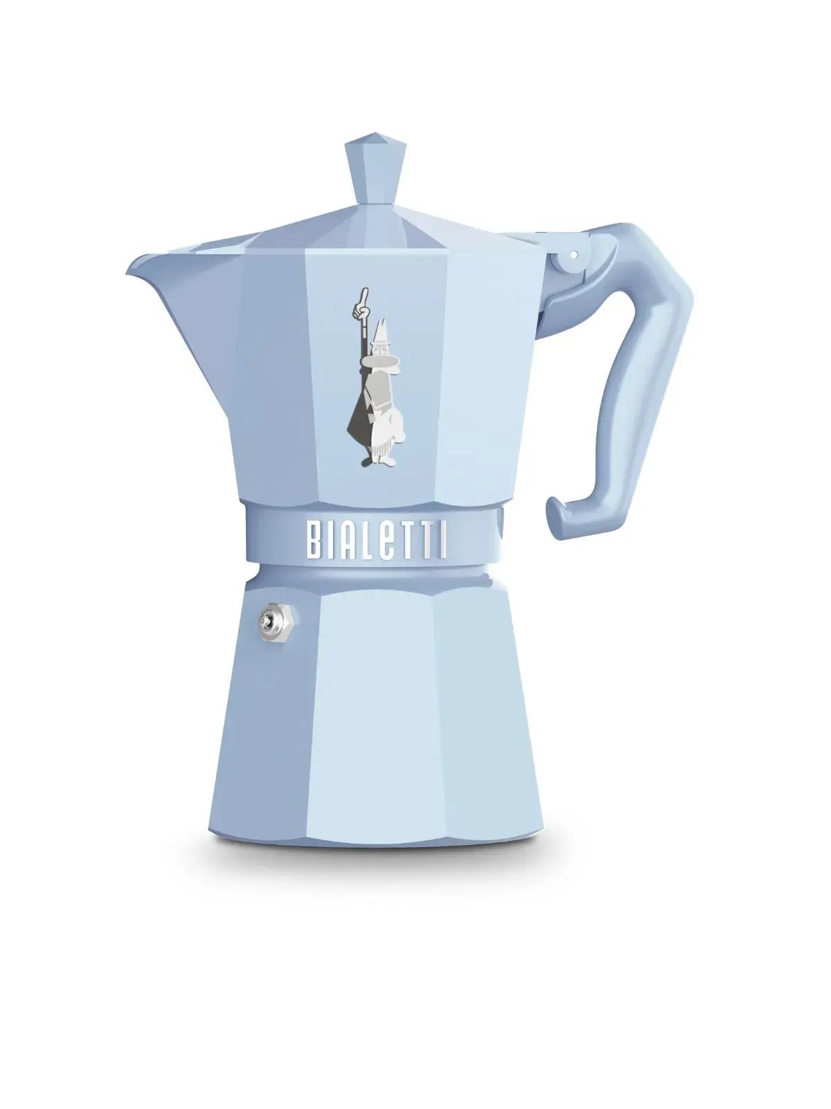 Cafeteira Italiana Moka Express Exclusive Azul