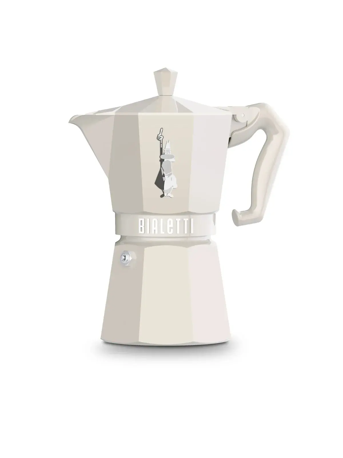 Cafeteira Italiana Moka Express Exclusive Areia