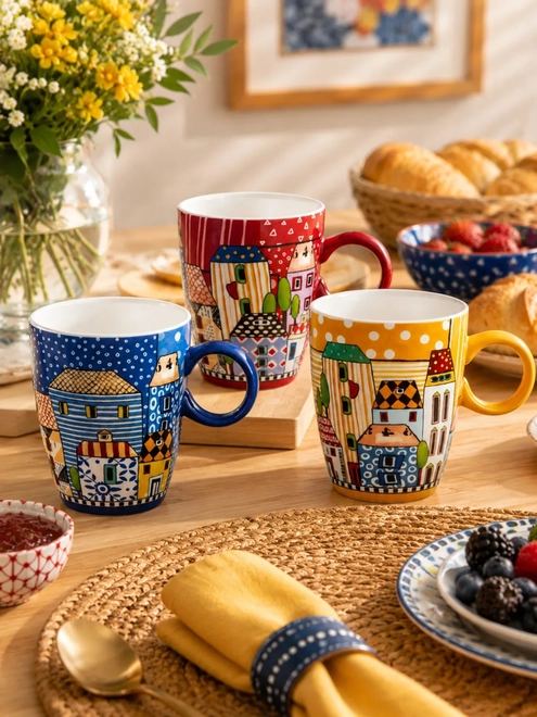 Caneca Mug 430ml Egan Italy Paese Mio