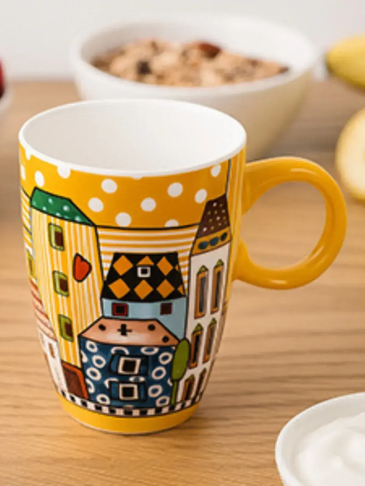 Caneca Mug 430ml Egan Italy Paese Mio Azul