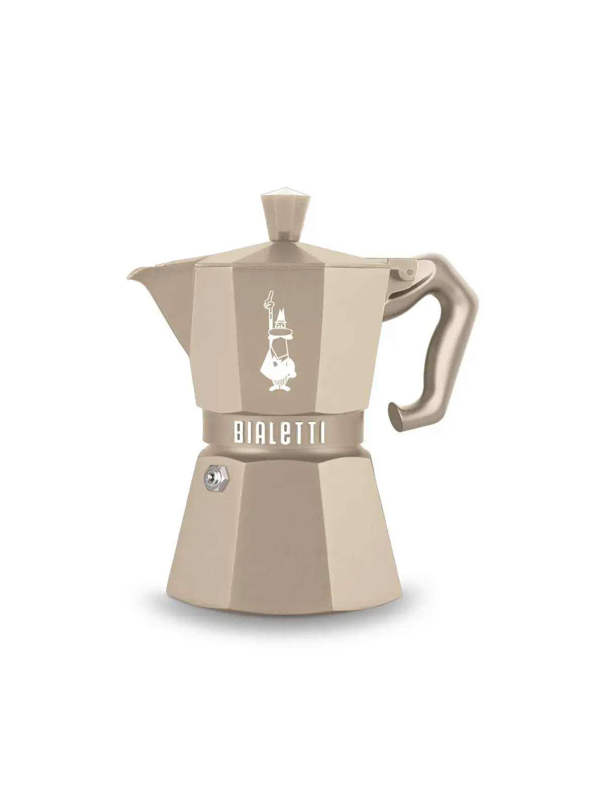Cafeteira Italiana Moka Bialetti com Indução Exclusive Areia