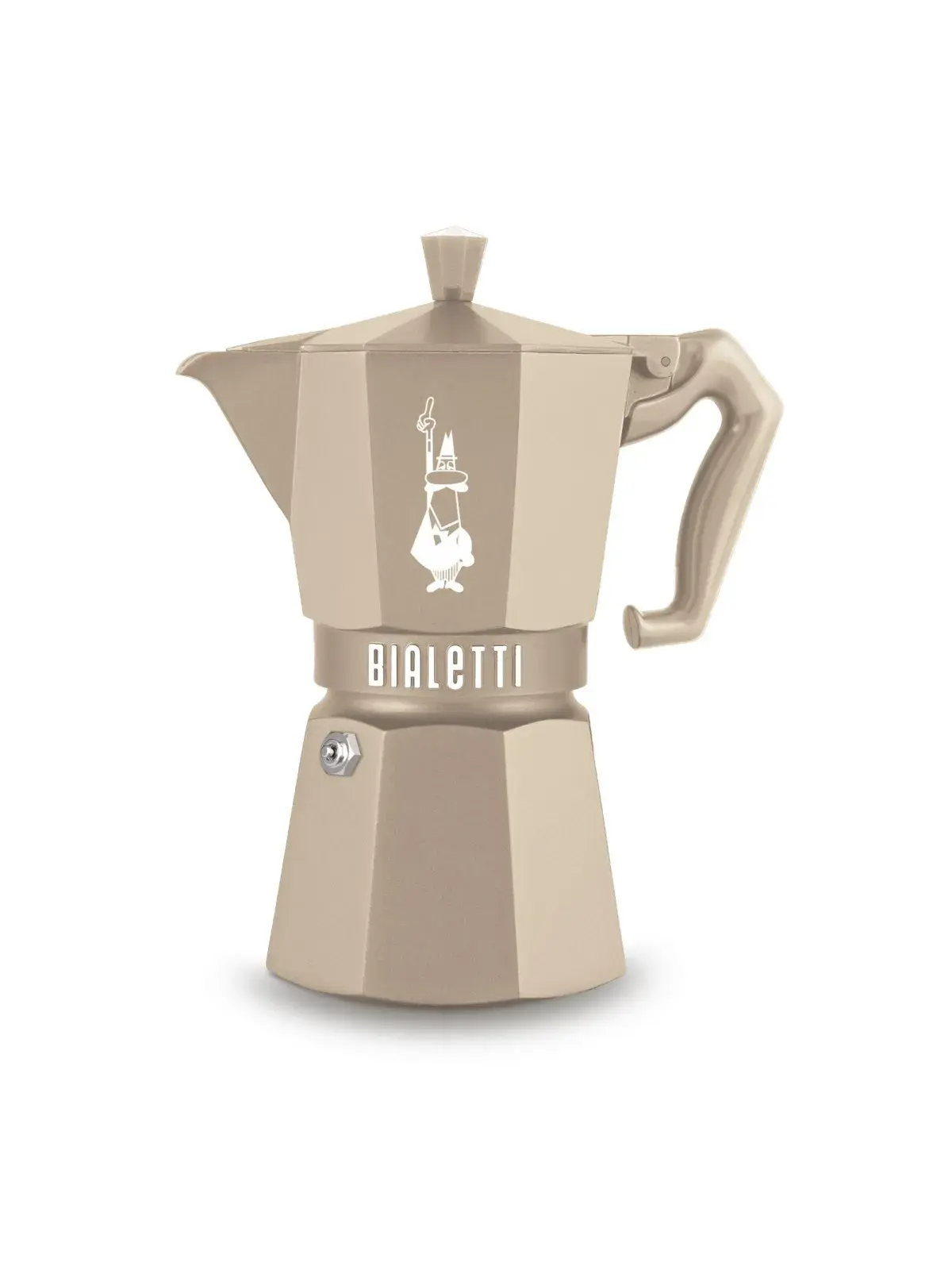 Cafeteira Italiana Moka Bialetti com Indução Exclusive Areia