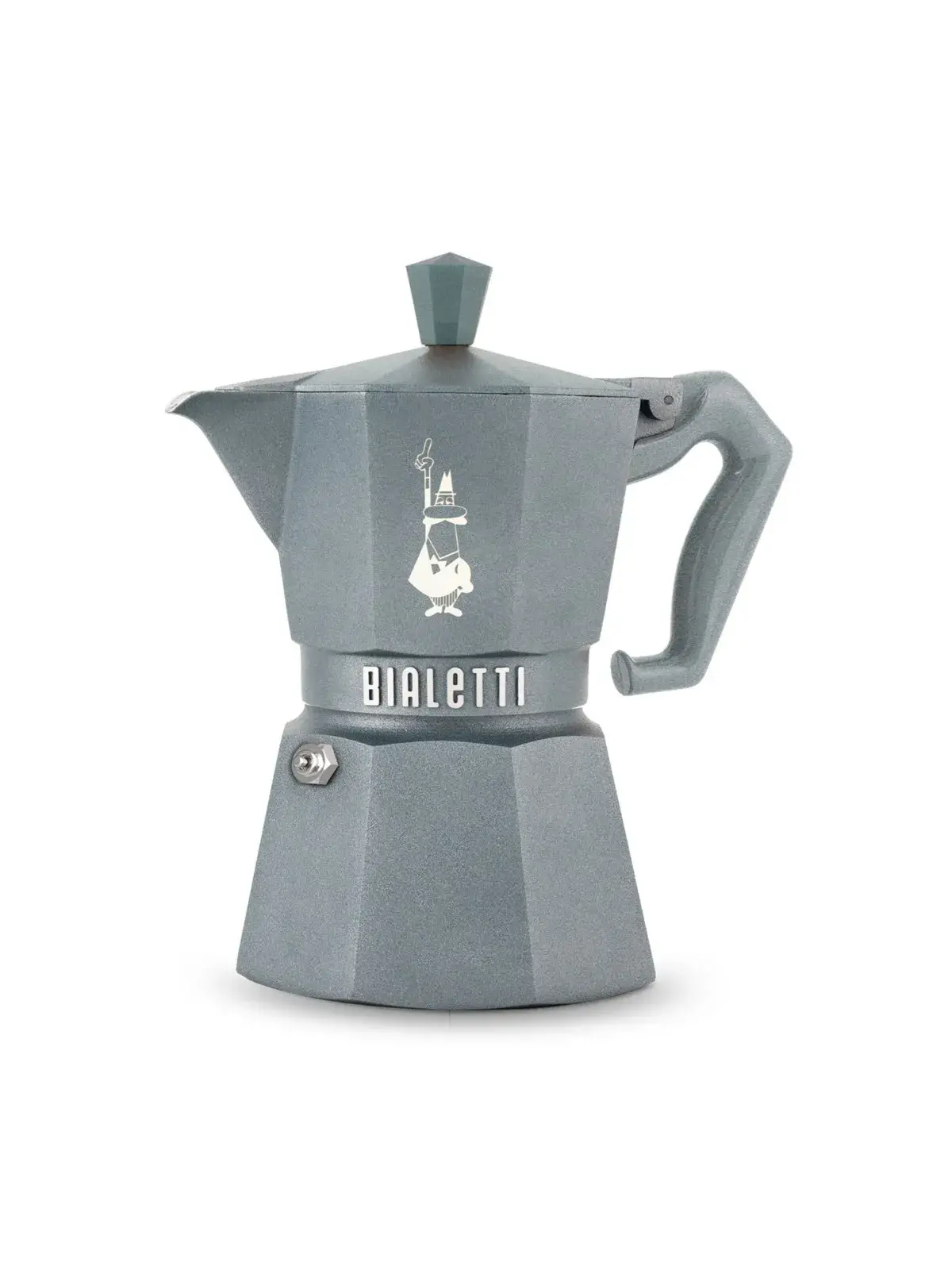 Cafeteira Italiana Moka Bialetti com Indução Exclusive Cinza