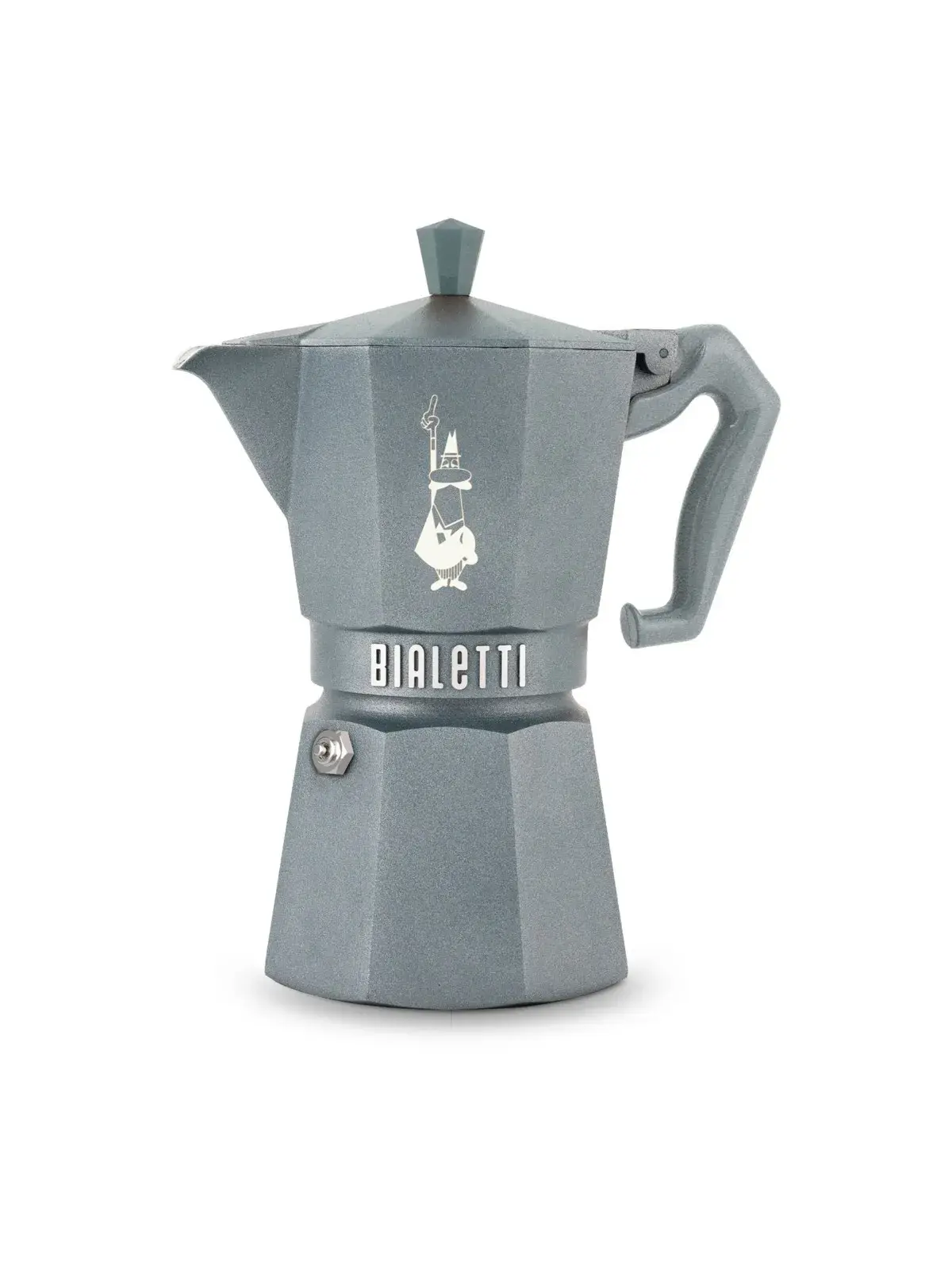 Cafeteira Italiana Moka Bialetti com Indução Exclusive Cinza