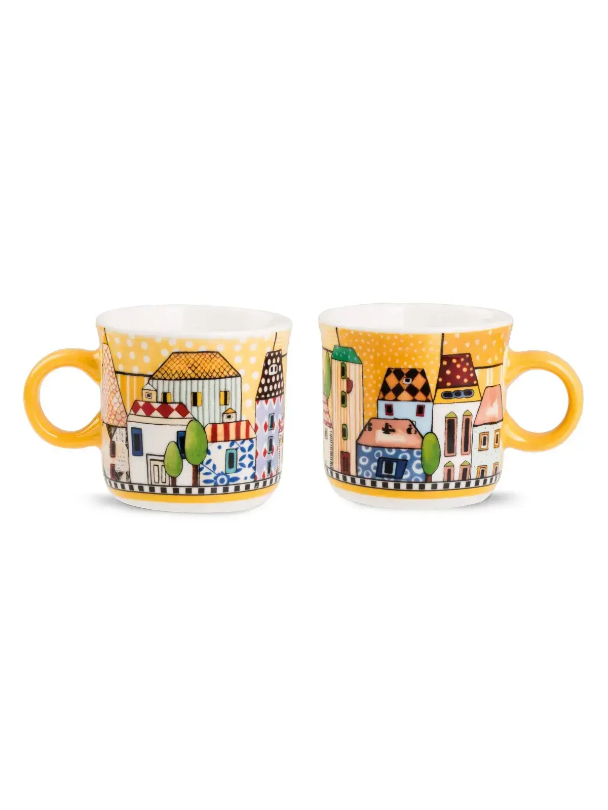 Conjunto 2 xícaras expresso 90ml Egan Italy Paese Mio Azul