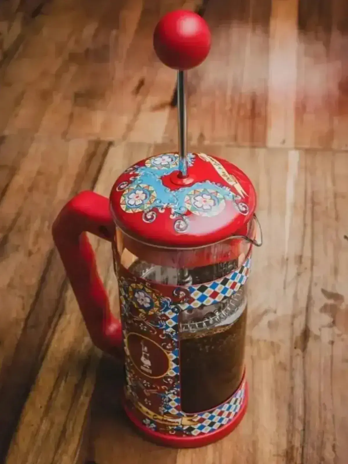 Cafeteira French Press 350ml Dolce & Gabbana Bialetti Vermelho