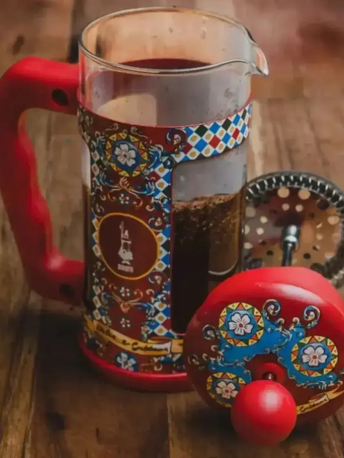 Cafeteira French Press 350ml Dolce & Gabbana Bialetti Vermelho