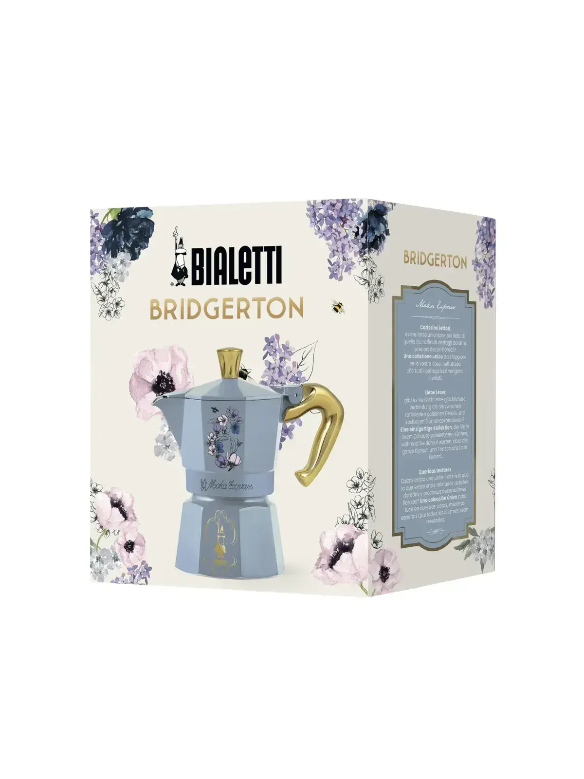 Cafeteira Moka Express 3 xic Bialetti Bridgerton 