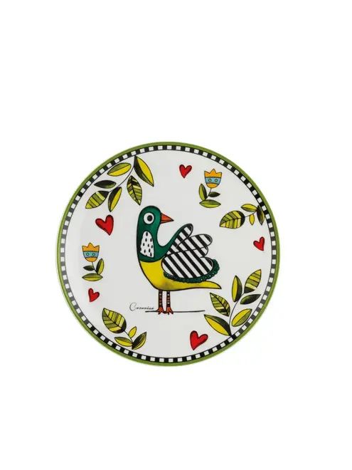 Conjunto 6 Pratos Sobremesa Egan Italy Cocoricó