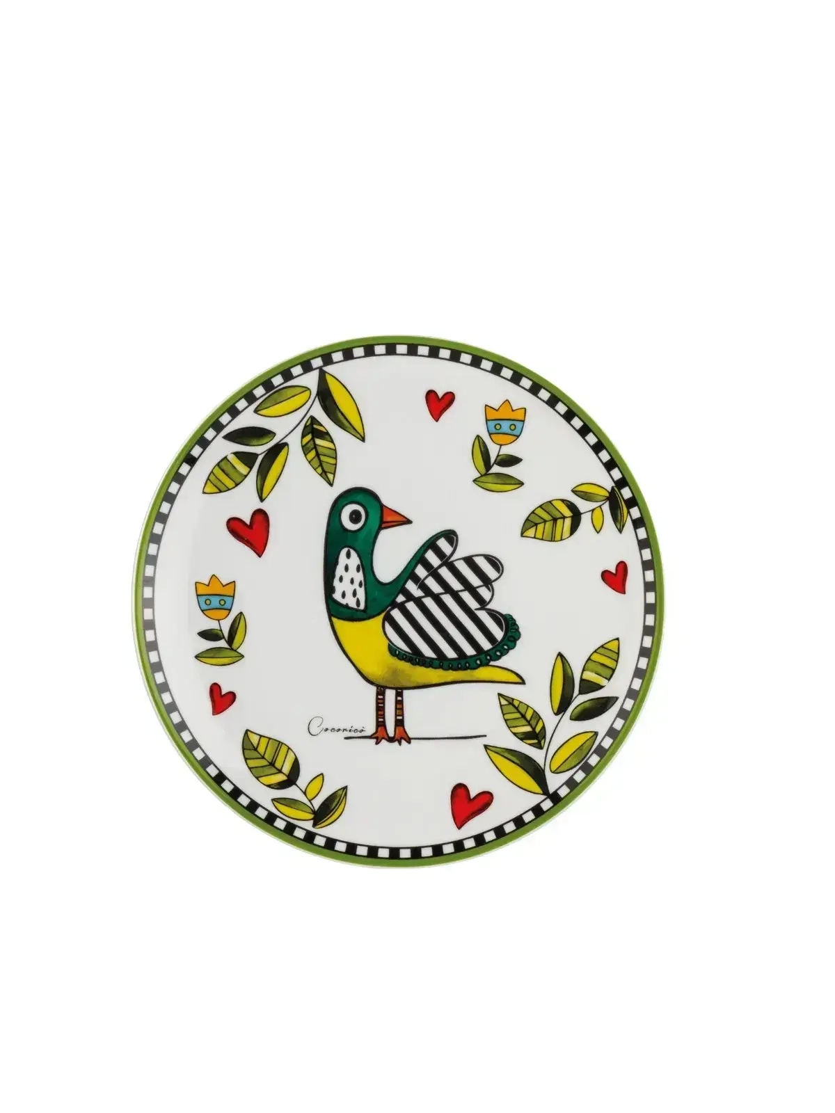Conjunto 6 Pratos Sobremesa Egan Italy Cocoricó 