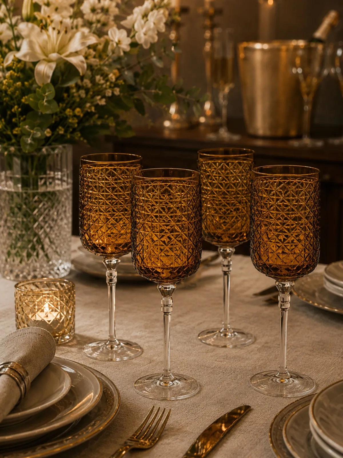 Taça de Cristal Simetria 400ml - Strauss 400ml