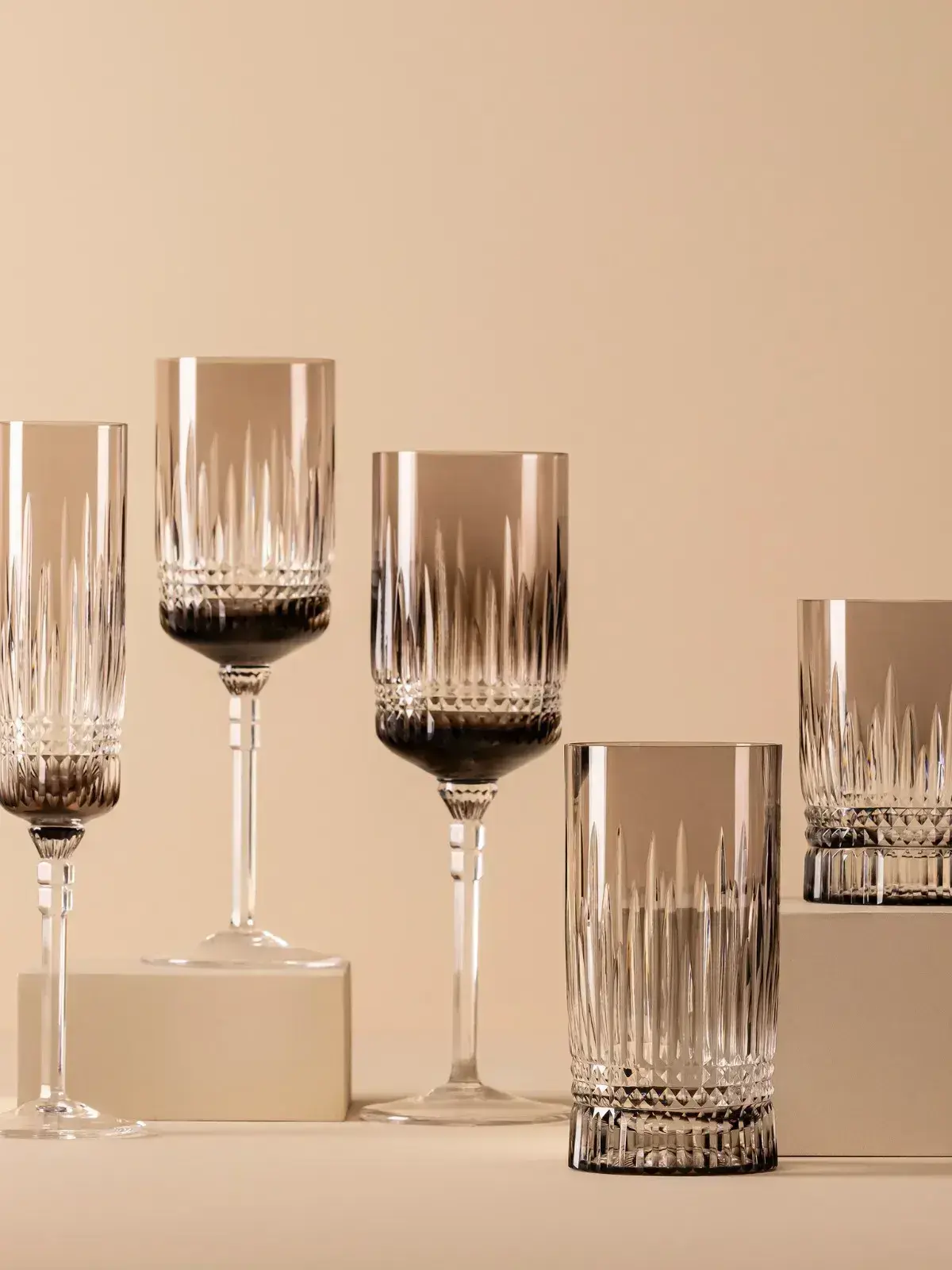 Taça de Cristal Harmonia 400ml - Strauss Cinza