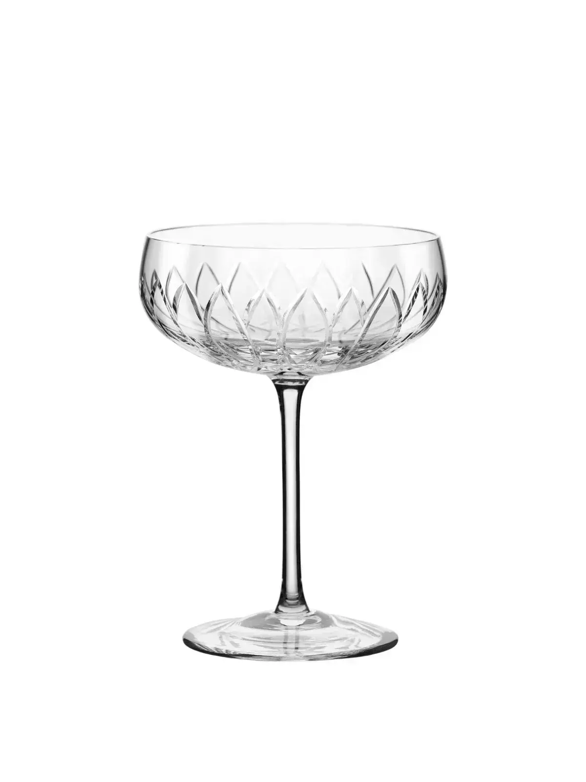 Conjunto 02 Taças de Cristal Lapidado Maria Antonieta 225ml - Strauss 