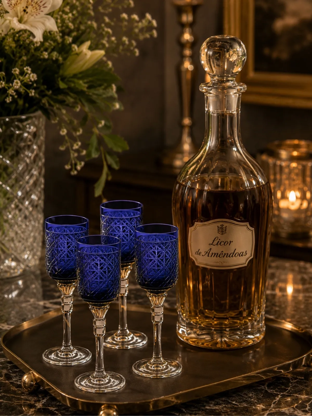 Taça de Cristal para Licor Simetria 80ml - Strauss 80ml