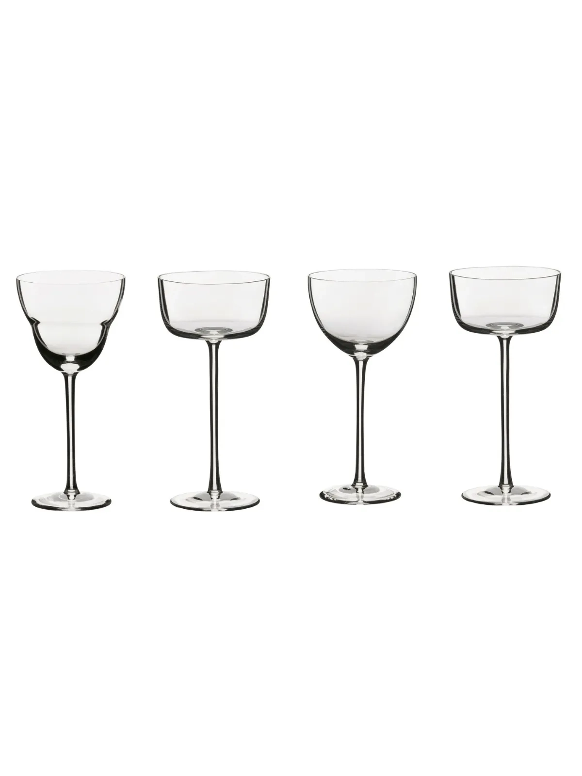 Conjunto 04 Taças de Cristal Para Coquetel - Strauss Sortido