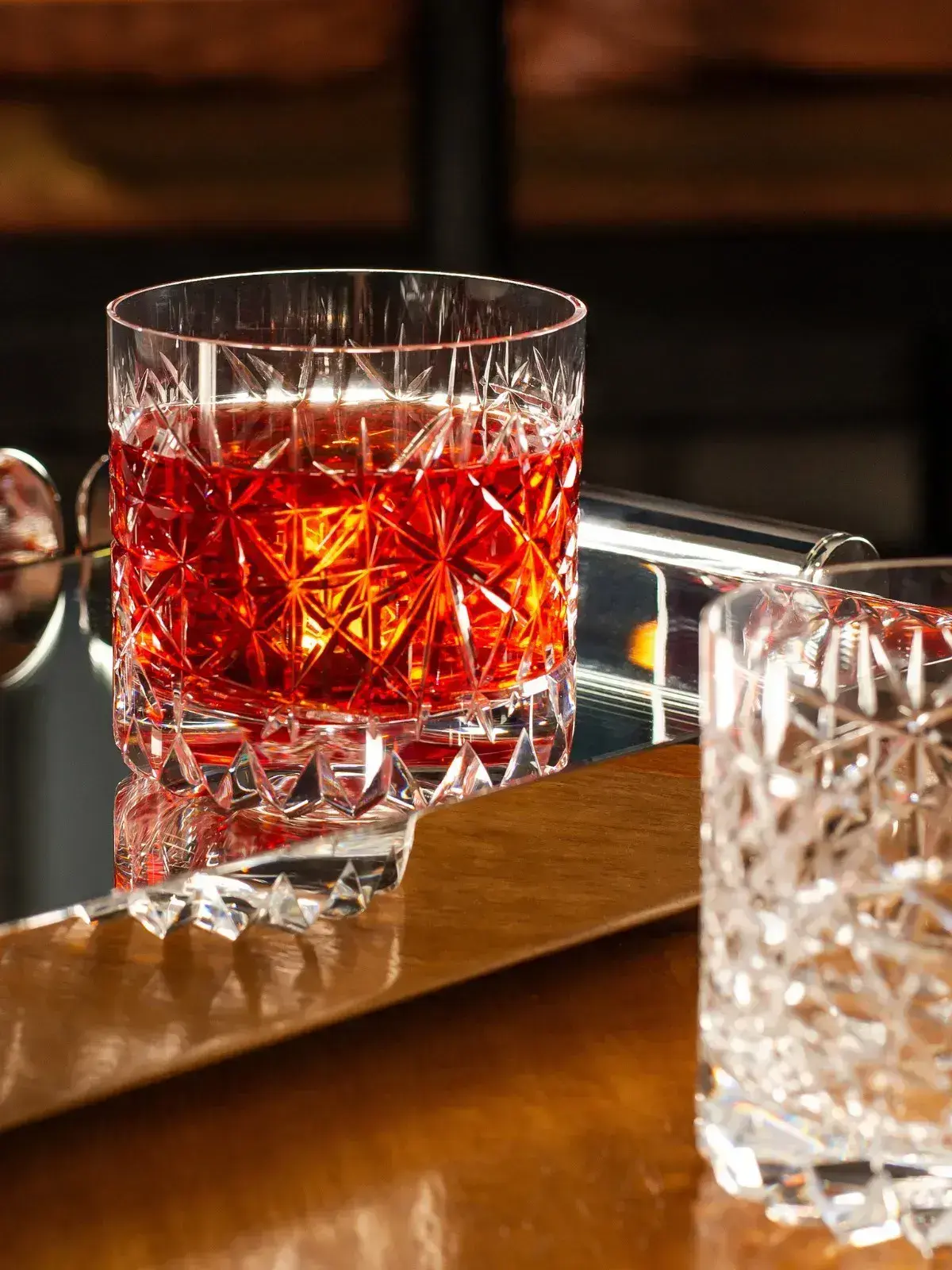 Conjunto 02 Copos Cristal On The Rocks 370ml - Strauss 